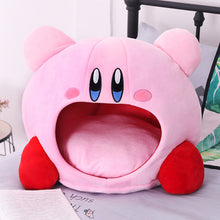 Load image into Gallery viewer, Original Tomy Kirby Video Game Characters Pet nest Sleeping headgear Plush hat toy creative headgear