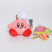 Load image into Gallery viewer, Anime Kawaii Cute Cartoon Star Kirby Plush Doll Toy Pendant Pink Girl Heart Bag Pendant Keychain Girl Ornaments  Holiday Gift