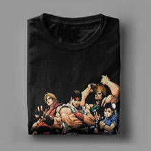 Load image into Gallery viewer, Awesome Characters Street Fighter Mens clothing Cotton Novelty T-Shirts Crew Neck Tee Shirt Short Sleeve Tops Plus Size