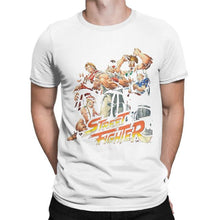 Load image into Gallery viewer, Awesome Characters Street Fighter Mens clothing Cotton Novelty T-Shirts Crew Neck Tee Shirt Short Sleeve Tops Plus Size