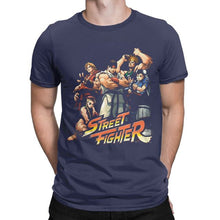 Load image into Gallery viewer, Awesome Characters Street Fighter Mens clothing Cotton Novelty T-Shirts Crew Neck Tee Shirt Short Sleeve Tops Plus Size