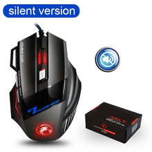 Load image into Gallery viewer, Ergonomic Wired Gaming Mouse LED 5500 DPI USB Computer Mouse Gamer RGB Mice X7 Silent Mause With Backlight Cable For PC Laptop