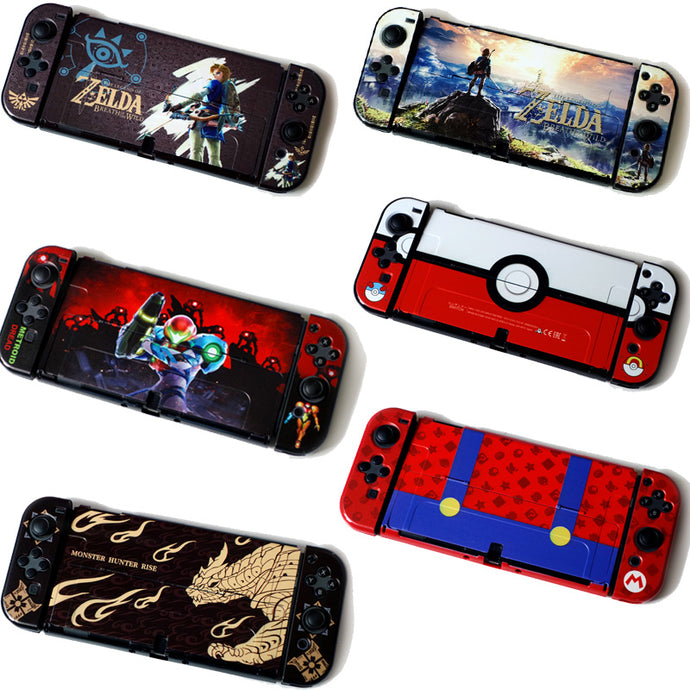 Cute Anime Skin Anti-scratch Zeldaes PC Hard Case Cover for Nintend Switch OLED Protector Shell Console JoyCon Game Accessories
