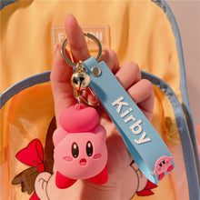Load image into Gallery viewer, Pink Kirby Anime Pendant Kabi  Keychain