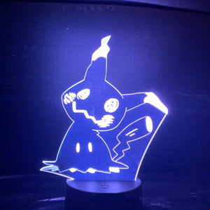 41Styles of Pokemon Pikachu Charizard Anime Figures 3D Led Night Light Changing Model Action Logo Lamp Collection