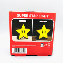 Load image into Gallery viewer, Super Marios Super Star Mushroom Question Mark Model Doll USB LED Night Light Bedroom Night Light Home Decoration Retro Game Toy