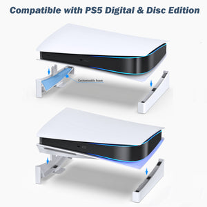 OIVO for PS5 Console Holder PS5 Horizontal Bracket Stand PS5 Base Stand for Playstation 5