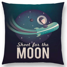 Load image into Gallery viewer, Cartoon Throw Pillow Case Narwhal Zelda Hero Golden Snitch Camera Coffee Cushion Cover Linen/cotton Pillow Cover Home Decorative