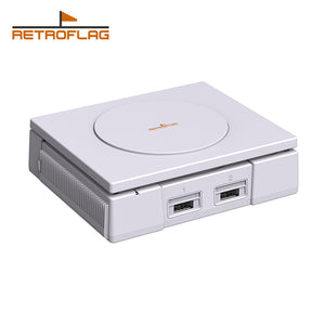 Retroflag Pi Station Case+2PCS Retroflag SUPERPi Classic Wired USB Gamepad Game Gaming Controllersfor Raspberry Pi 4