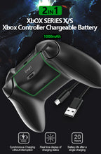 Load image into Gallery viewer, Ipega XBX001 1000mAh Rechargeable Battery for XBOX Battery Pack with LED Indicator&amp;USB Cable for Xbox Series X S Controller
