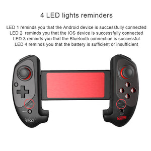 IPEGA PG-9083S Stretchable Gamepad Bluetooth Wireless Game Console Controller Joystick For 4.5-8.4 Inch Android iOS Phone Tablet