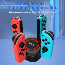 Load image into Gallery viewer, IPEGA PG-9177 N-SwitchFour-slot Charging Base With Color Indicator Light Intelligent Display Joy-Con Small Handle Charger