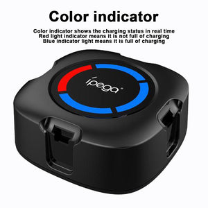 IPEGA PG-9177 N-SwitchFour-slot Charging Base With Color Indicator Light Intelligent Display Joy-Con Small Handle Charger