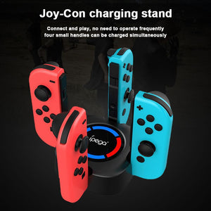 IPEGA PG-9177 N-SwitchFour-slot Charging Base With Color Indicator Light Intelligent Display Joy-Con Small Handle Charger
