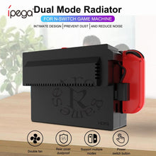 Load image into Gallery viewer, PG-9155 Cooling Fan For NS Switch Host Dual Fan Dual Mode Radiator With Dustproof Back Cover