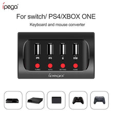 Load image into Gallery viewer, iPega PG-9133  Mouse Converter Adapter for N Switch  Game Console Wired Keyboard Accessories for PS4 XBOX ONE