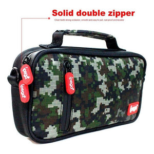 ipega-PG-9185 Jungle Treasure Box Camouflage Bag NS Multi-Function Shoulder Portable Storage Bag Carrying case for N-Switch/Lite