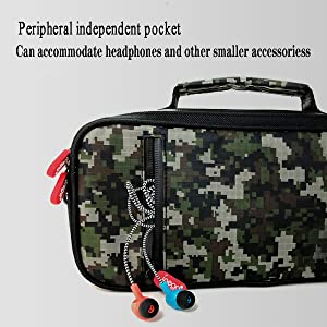 ipega-PG-9185 Jungle Treasure Box Camouflage Bag NS Multi-Function Shoulder Portable Storage Bag Carrying case for N-Switch/Lite