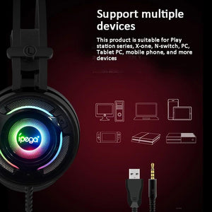 N-Switch/XBOXone/PS4/Computer/Mobile Headset with Microphone Game PG-R008 Stereo Headset