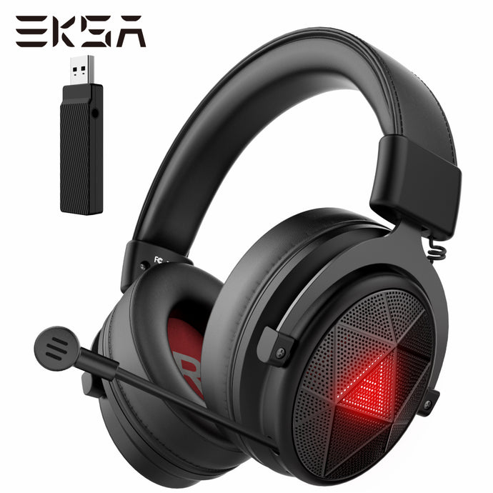 EKSA 5.8GHz Wireless Headphones E910 Gaming Headset with Microphone/ENC/7.1 Surround/Low Latency Headset Gamer for PS4/PS5/PC/TV