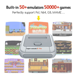 Super Console X Pro 4K Retro Game Box 54+ Emulator – 50000 in 1